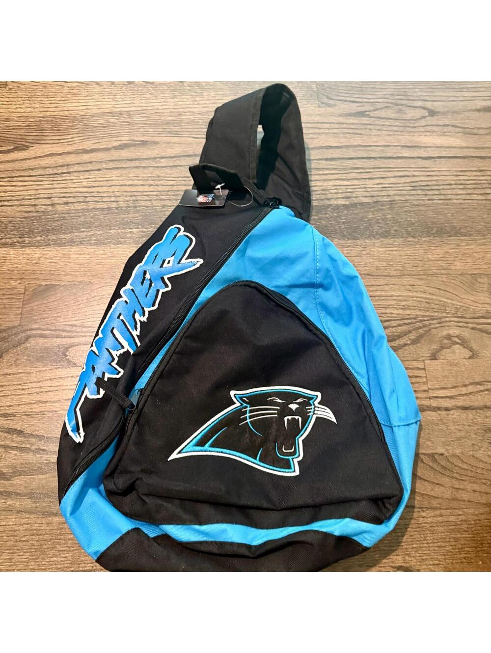 NWT Carolina Panthers NFL Unisex Ledoff Sling Backpack